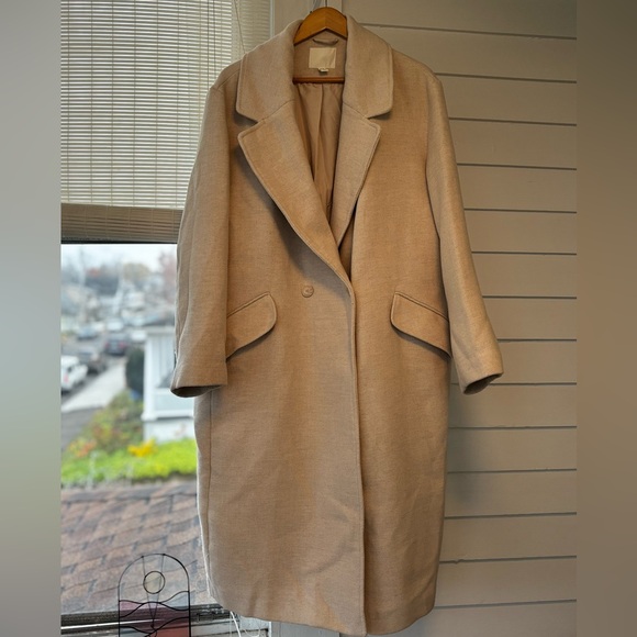 H&M Cream Trench Coat for Women - Picture 2 of 7
